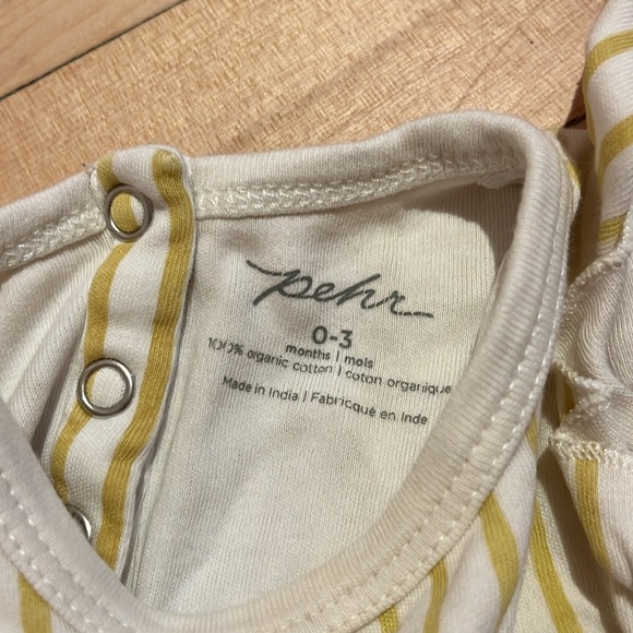 Pehr yellow striped bodysuit - Picture 3 of 3